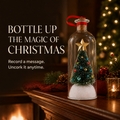 Record-a-Message Christmas Tree — Bottle up the magic of Christmas